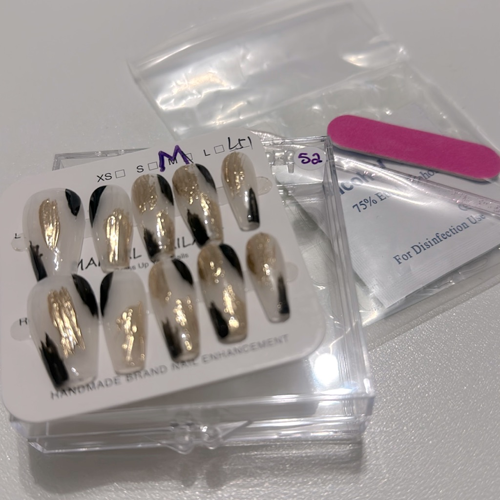 Brand New Hand Made Press On Nails  52